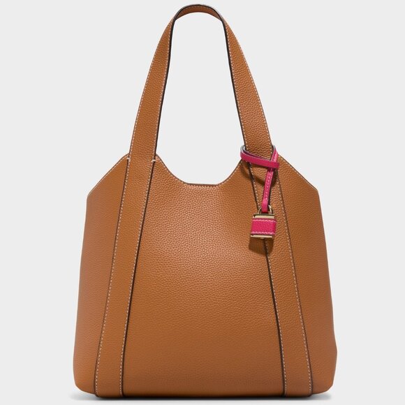 Locked Up Chocolate Rose Satchel Bag - Picture 1 of 3